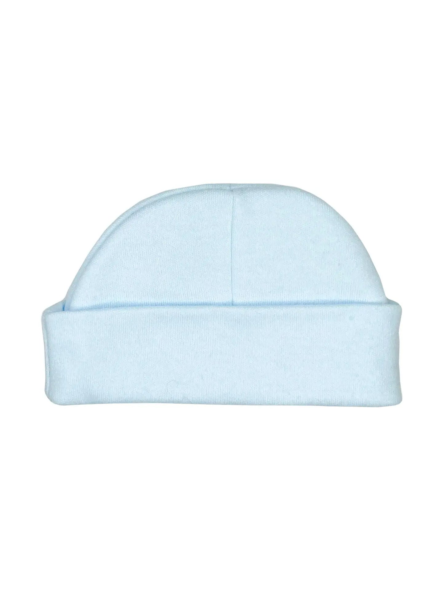 Blue Round Premature Baby Hat Hat Soft Touch