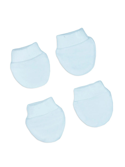 2 Pack Premature Baby Scratch Mitts - Blue Scratch Mitts Tiny Baby