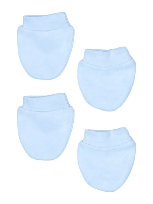 Tiny Baby Scratch Mitts, 2 Pack, Blue Scratch Mitts Little Mouse Baby Clothing & Gifts
