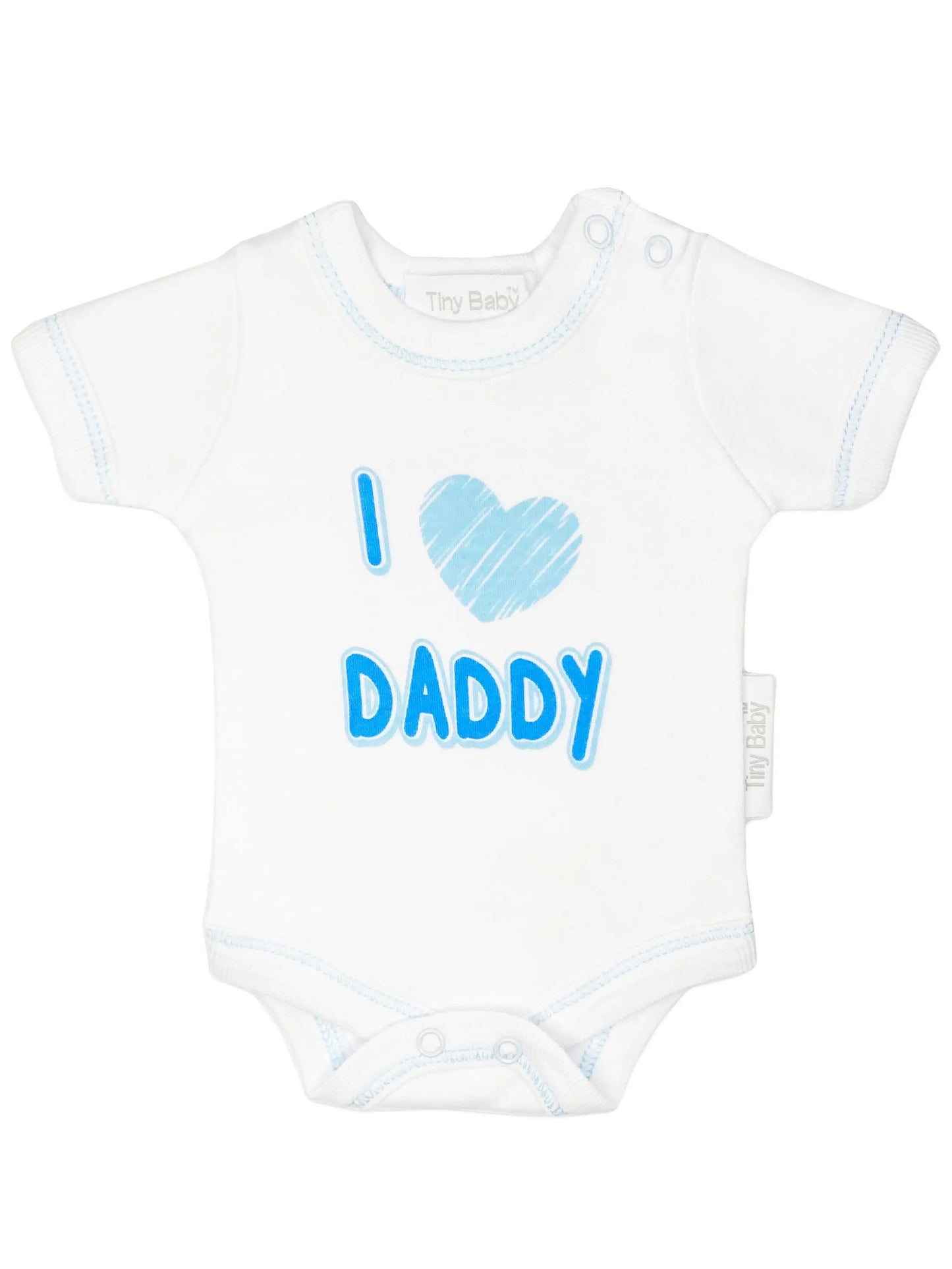3 Pack Vests: I Love My Mummy & Daddy - Blue (3-5lbs & 5-8lbs) Set Tiny Chick