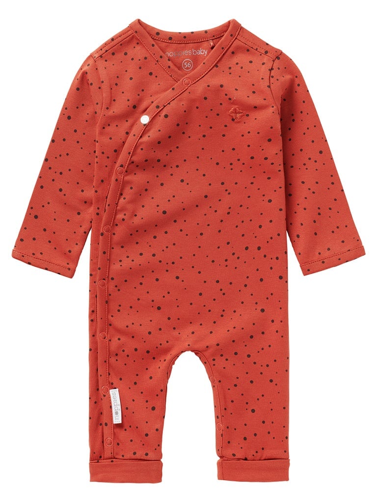 Polkadot Footless Sleepsuit Ginger1
