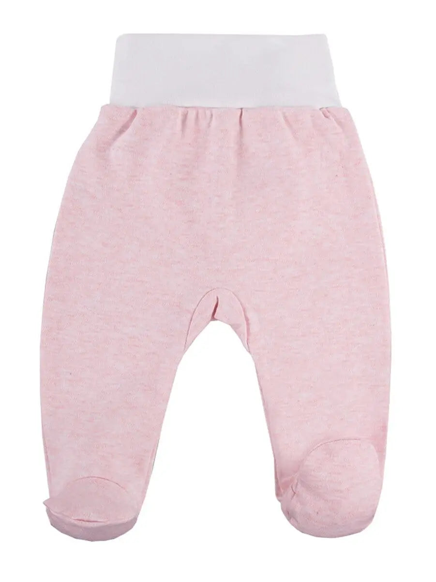 Footed Trousers, Pink With Alpaca Face On Rear Trousers / Leggings EEVI