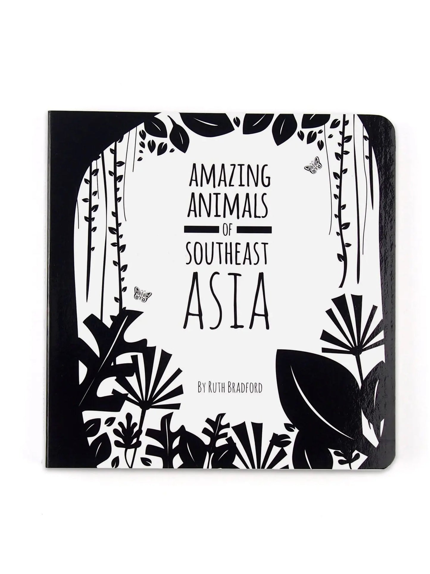 High Contrast Baby Book - Southeast Asian Animals Book The Little Black & White Book Project