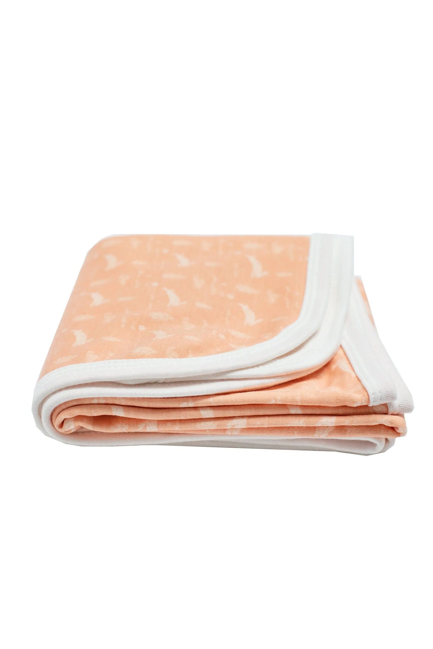 Organic Cotton Baby Blanket, Leaping Bunnies Blanket Tiny & Small