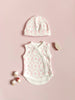 Incubator Vest & Hat Set Bunny Meadow, 100% Organic Cotton - Incubator Vest - Tiny & Small