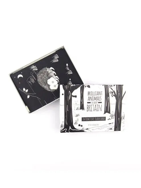 High Contrast Baby Flash Cards - Animals of Great Britain Book The Little Black & White Book Project
