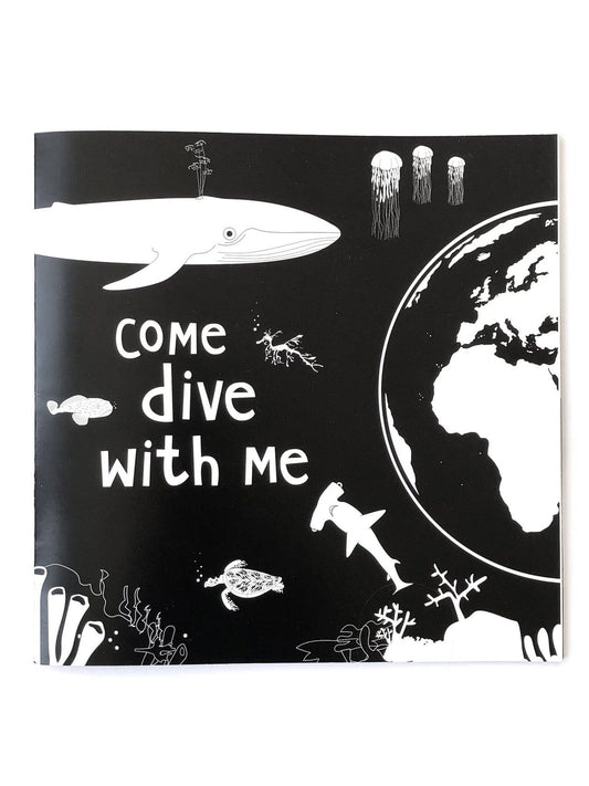 Come Dive With Me storybook Book The Little Black & White Book Project