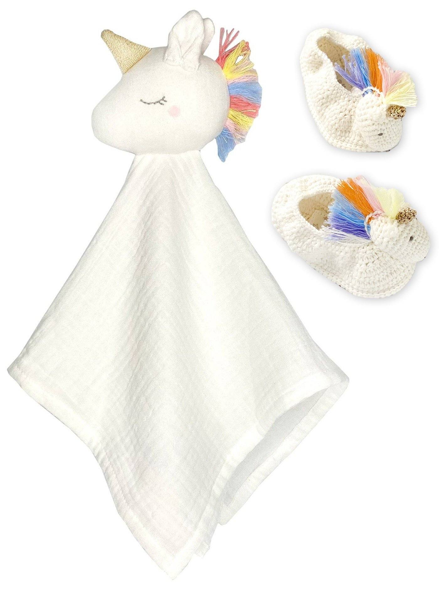 Unicorn Comforter Crochet Unicorn Booties