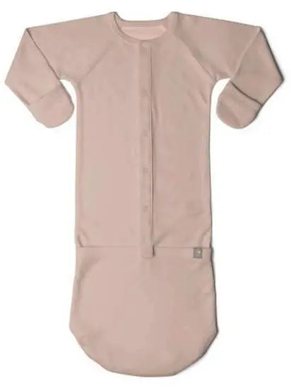 Baby Sleeping Bag / Gown - Dusty Pink Sleeping Bag Goumikids Tiny NB 5-8lb