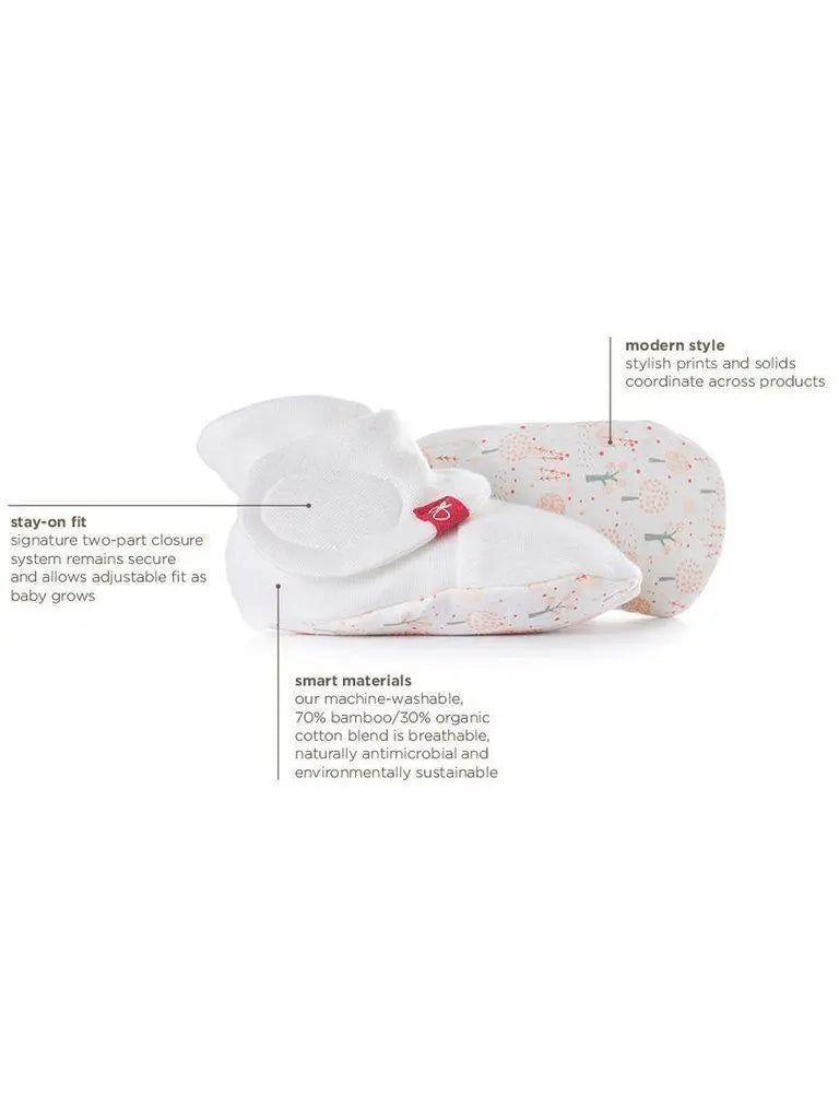 Stay-on Baby Boots, Dusty Pink Booties Goumikids