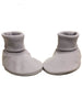 Premature Baby Booties, Soft Grey - Booties - Itty Bitty Baby Clothing