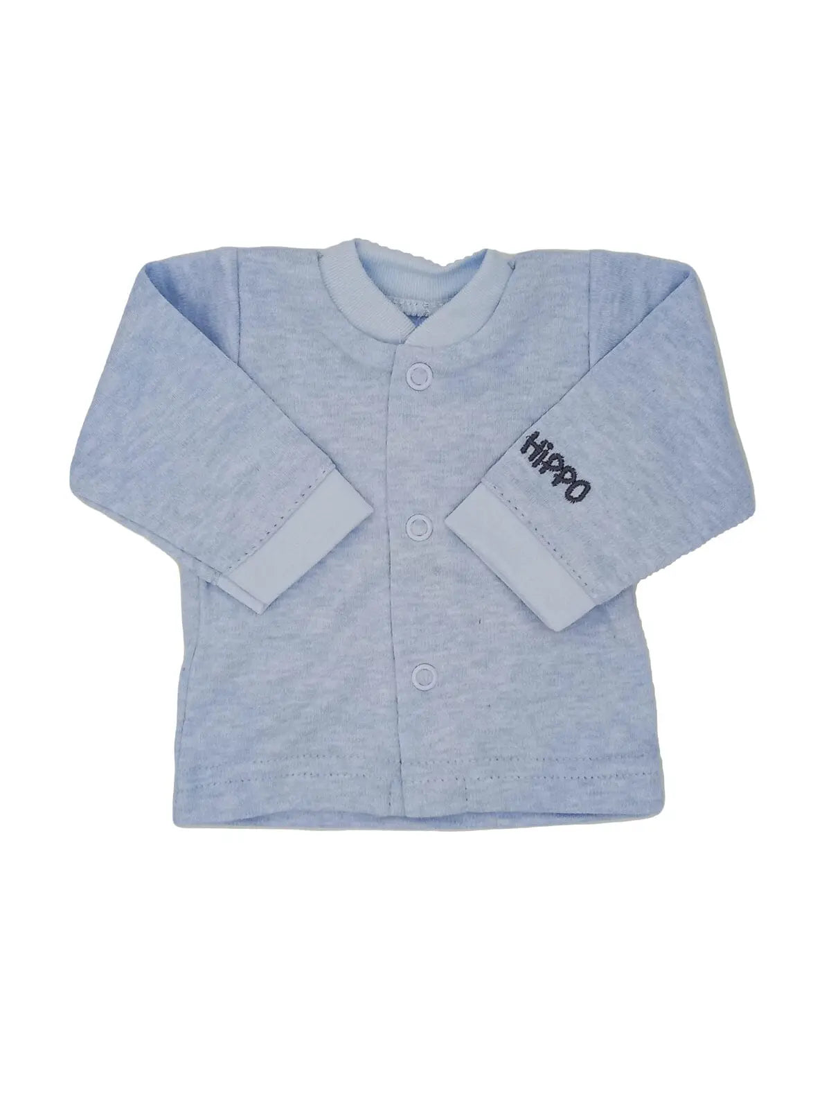 Early Baby Long Sleeved Top, Blue Hippo Top / T-shirt EEVI