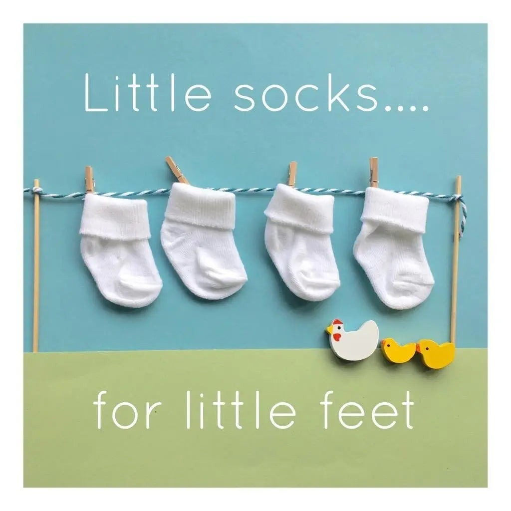 White Premature Baby Socks Socks Little Mouse Baby Clothing & Gifts