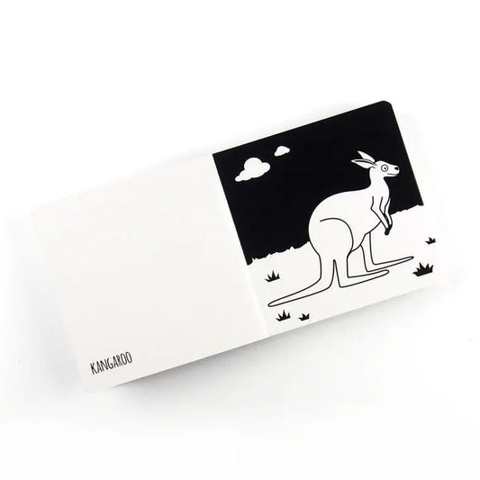 High Contrast Baby Book - Australian Animals Book The Little Black & White Book Project