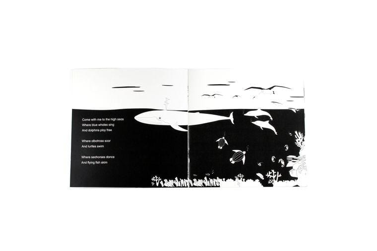 High Contrast Baby Book - Come Explore With Me Book The Little Black & White Book Project
