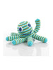 X Large Crochet Stripe Octopus - Rattle - Pebble Toys