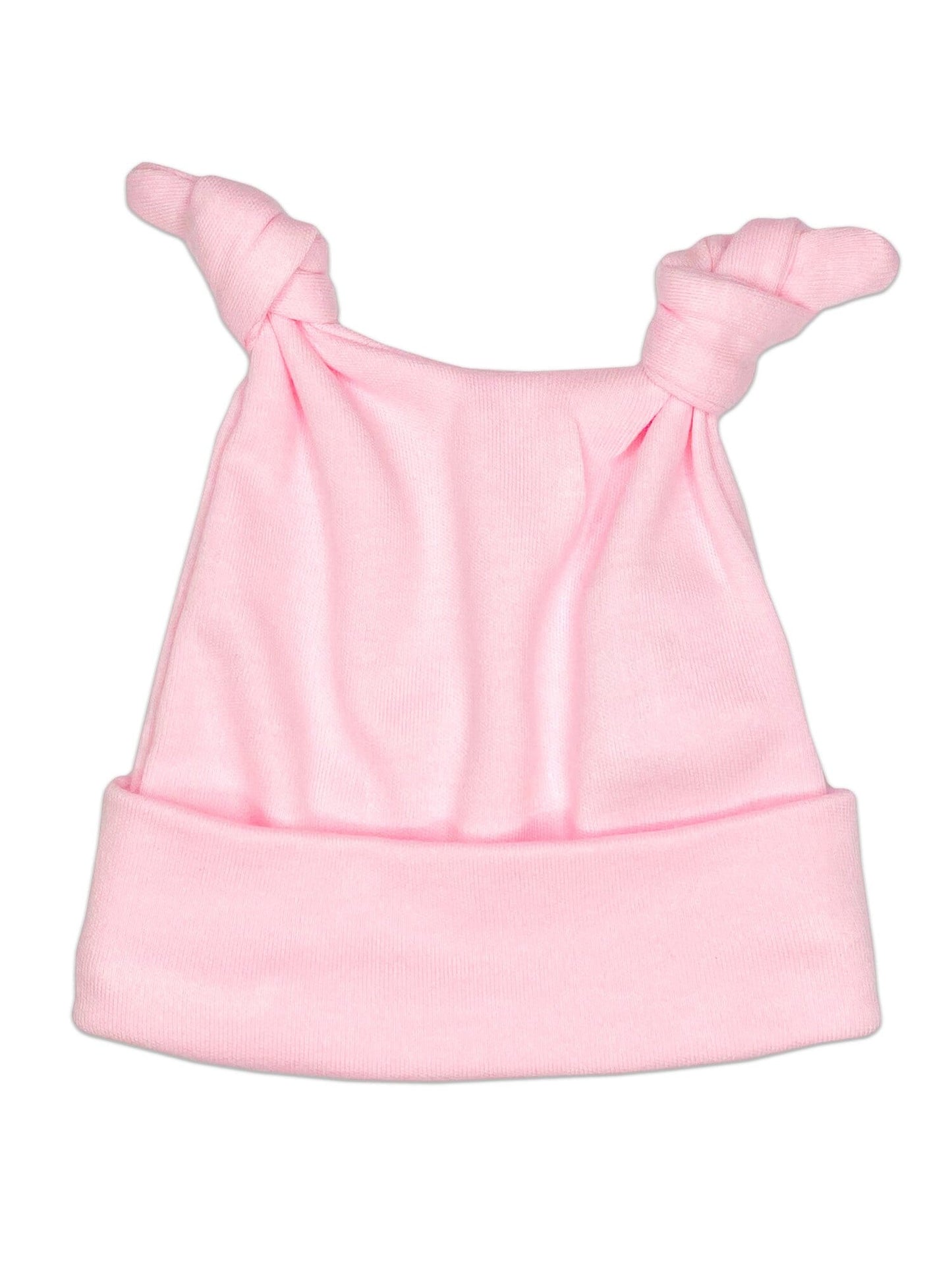 Pink Double Knotted Premature Baby Hat Hat Little Mouse Baby Clothing & Gifts
