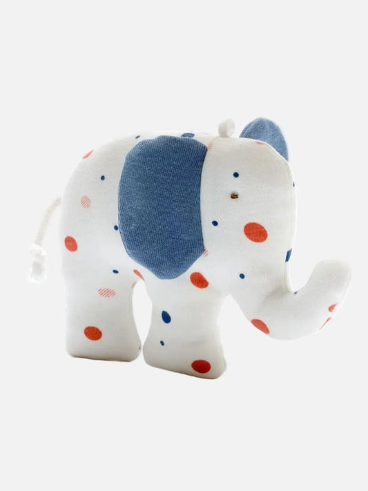 Scrappys Polkadot Elephant Toy - Blue/Red Toy Pebble Toys