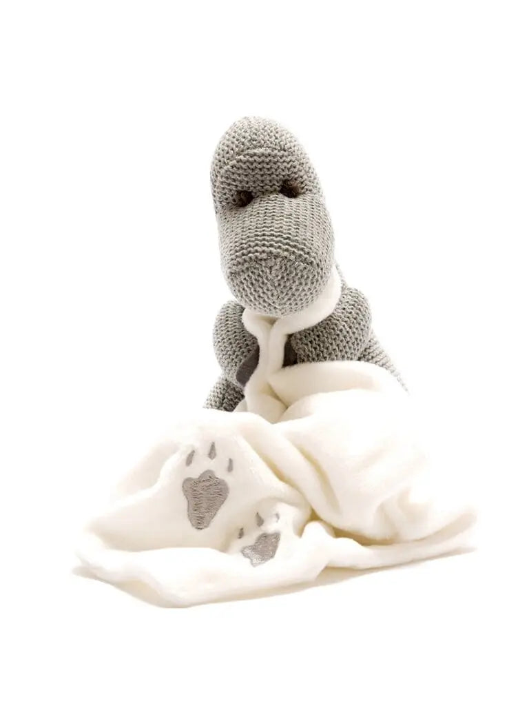 Crochet Dinosaur Toy with Comforter Toy Best Years