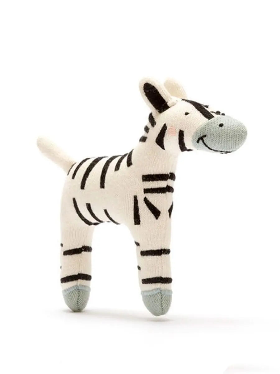 Organic Cotton Little Zebra Toy Toy Best Years