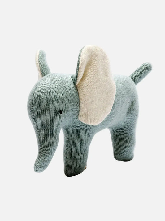 Organic Cotton Teal Elephant Toy Toy Best Years