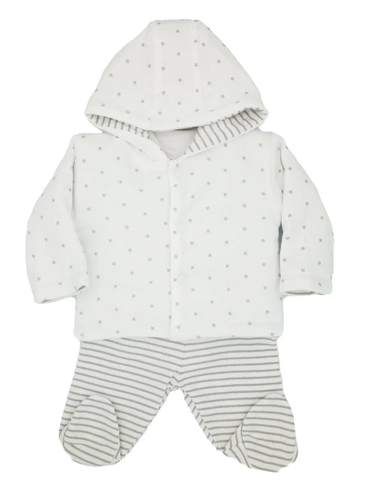 Welcome To The World 3 Piece Gift Set: Trousers, Top & Jacket Outift Just too Cute