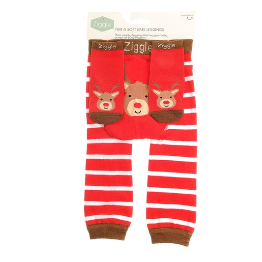 Reindeer Leggings and Socks Set Trousers / Leggings Ziggle Baby 