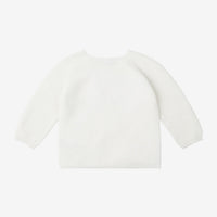 Organic Cotton Knitted Cardigan - White Cardigan / Jacket Noppies 