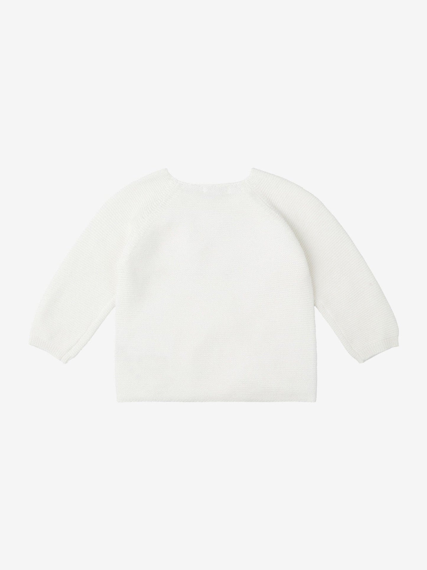 Organic Cotton Knitted Cardigan - White Cardigan / Jacket Noppies 