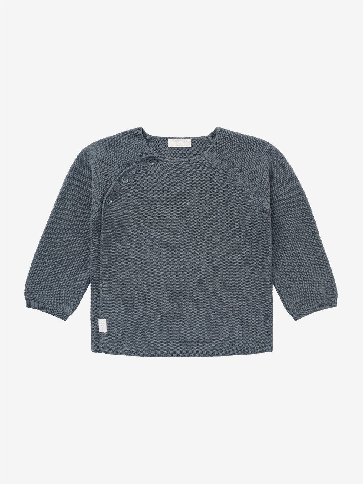 Organic Cotton Knitted Cardigan - Stormy Weather
