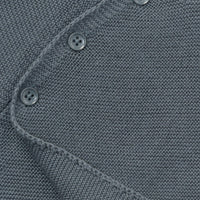 Organic Cotton Knitted Cardigan - Stormy Weather