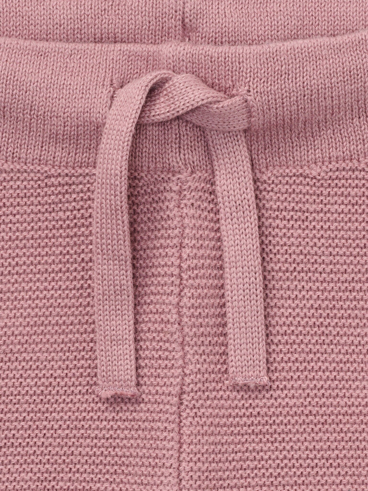 Dusty Rose Pink Knitted Trousers - Organic Cotton
