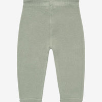 Iceberg Green Knitted Trousers - Organic Cotton