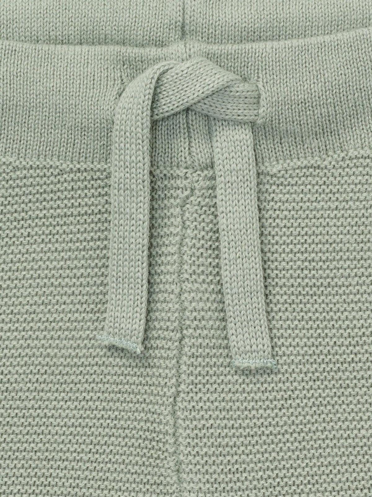 Iceberg Green Knitted Trousers - Organic Cotton