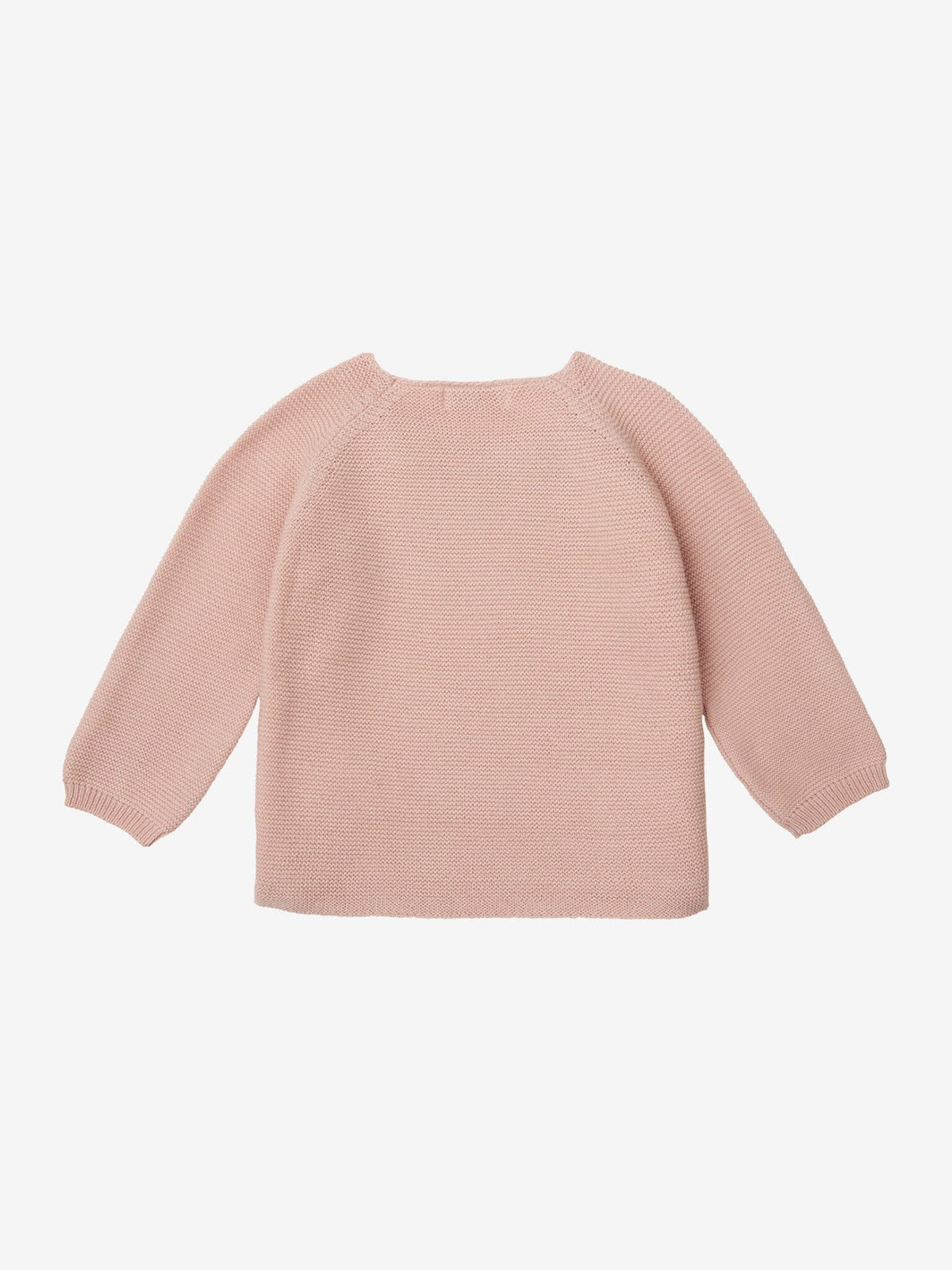 Organic Cotton Knitted Cardigan - Rose Smoke