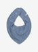 Organic Cotton Scarf Bib - Blue Melange Dribble Bib Pippi 