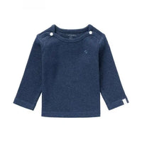 Premium Organic Ribbed Top - Navy Top / T-shirt Noppies 