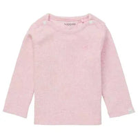 Premium Organic Ribbed Top - Light Rose Top / T-shirt Noppies 