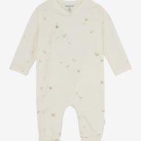 Duck Print Long Sleeve Playsuit Sleepsuit / Babygrow Noppies 