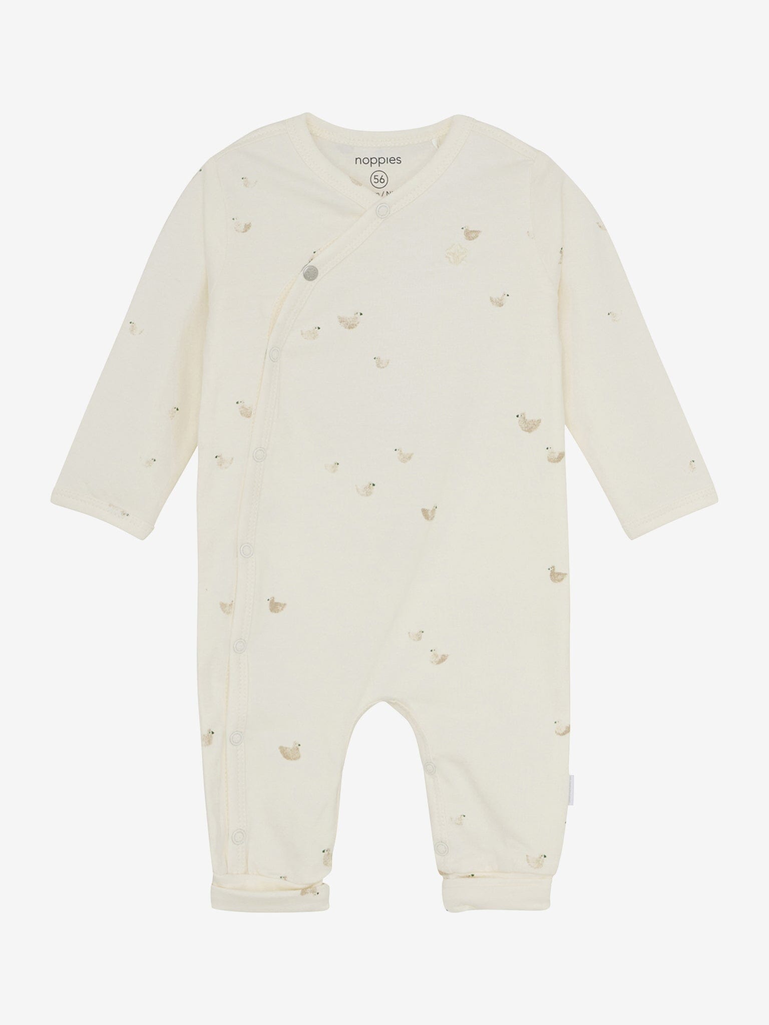 Duck Print Long Sleeve Playsuit Sleepsuit / Babygrow Noppies 