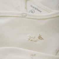 Duck Print Long Sleeve Playsuit Sleepsuit / Babygrow Noppies 