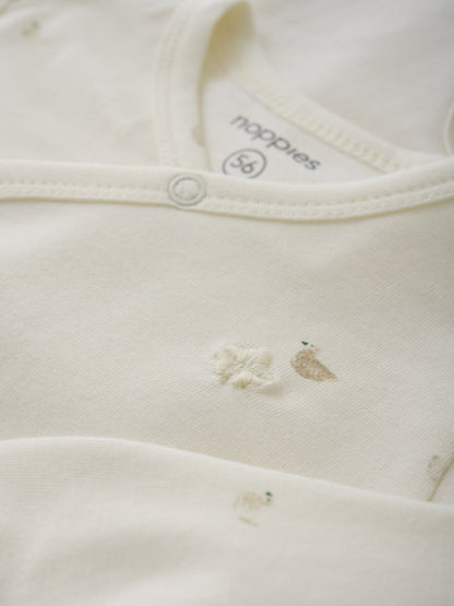 Duck Print Long Sleeve Playsuit Sleepsuit / Babygrow Noppies 