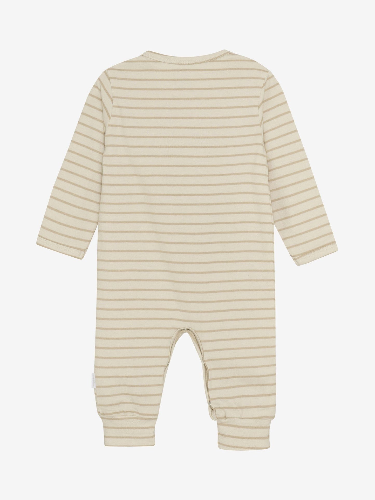 Stripey Long Sleeve Playsuit Sleepsuit / Babygrow Noppies 