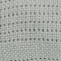 Bright Bots Cellular Blankets 100% Cotton Grey - 90cm x 75cm Muslin Muslinz 