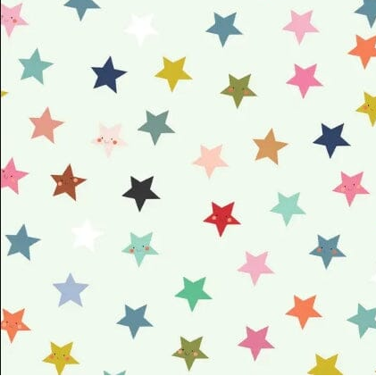 Premature baby clothing with stars pattern