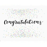 Cards & Message Cards & Gift Wrap Little Mouse Baby Clothing & Gifts Congratulations - Confetti 