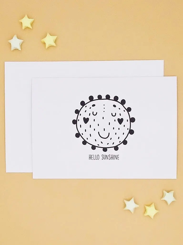 Cards & Message Cards & Gift Wrap Little Mouse Baby Clothing & Gifts Hello Sunshine 