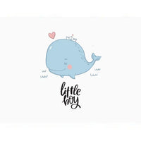 Cards & Message Cards & Gift Wrap Little Mouse Baby Clothing & Gifts Little Boy - Whale 