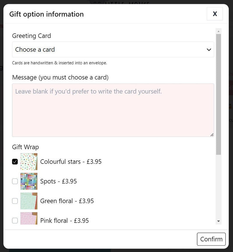 How to select gift-wrap, card & message – Thoughtful Baby Gifts