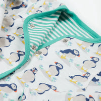 Frugi Organic Cotton Puffin Babygrow and Top Gift Set Sleepsuit / Babygrow Frugi 